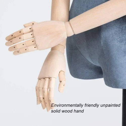 Miniatura 3 de Soporte de exhibición de maniquí, modista femenina, maniquíes, muestra la altura del pecho, base de trípode ajustable para disfraz, joyería