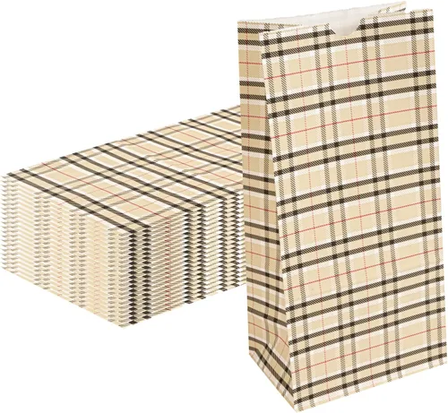 Miniatura 20 de Restaurantware Bag Tek - Bolsas de papel de 2 libras, 100 bolsas de almuerzo desechables, pequeñas para almuerzos, sándwiches y aperitivos, bolsas