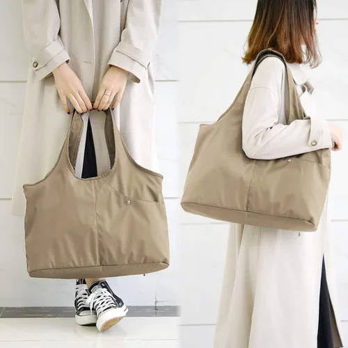 Miniatura 2 de ZOOEASS - Bolso grande de hombro para mujer, impermeable, multifunción, de nailon, para viaje
