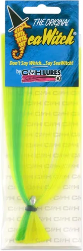 Miniatura 96 de C&H Lures Señuelos de Pesca Sea Witch - Originales Desde 1959, Faldas de Nylon Revelan Cabeza con Peso, 15 Colores, 8 Pesos de Cabeza, Señuelo