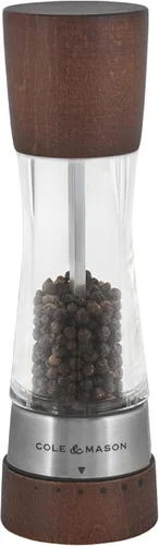 Cole & Mason Derwent Molinillo de Pimienta - Molinillo de Pimienta Recargable con Mecanismos de Precisión Gourmet - Accesorios de Cocina para Madera