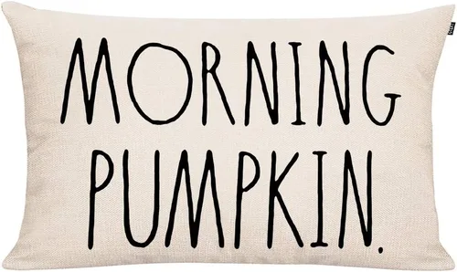 Miniatura 9 de Funda de almohada de otoño de 20 x 12 pulgadas, funda de cojín de otoño con diseño de calabazas de otoño, funda de almohada lumbar de lino