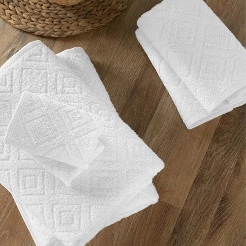 Miniatura 5 de Nine West - Juego de toallas de lujo de 6 piezas, fabricadas con 100% algodón turco, altamente absorbentes y cómodas, incluye 2 toallas de baño, 2