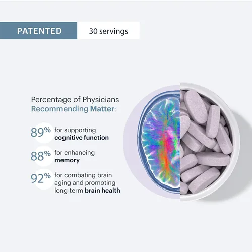 Miniatura 4 de ELYSIUM Matter - 30 porciones - Suplemento cerebral para memoria y concentración Suplemento Omega 3 + DHA - Vitaminas para apoyar la salud cerebral