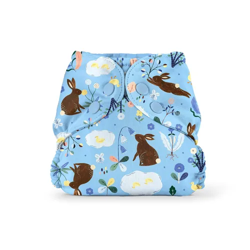 Miniatura 17 de Esembly Cubierta para pañales de tela, pañal de natación reutilizable, impermeable, transpirable, capa exterior ajustable sobre interior absorbente
