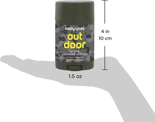 Miniatura 4 de BodyGlide Bálsamo antirozaduras para exteriores, camuflaje, 1.5 onzas (solo venta en Estados Unidos) y bálsamo antiampollas Foot Glide, 0.8 onzas