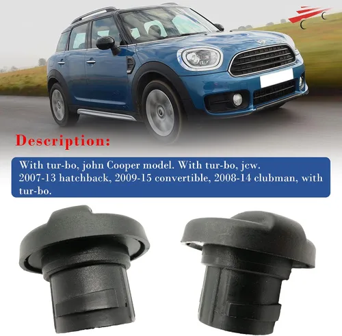 Miniatura 4 de OKAY MOTOR 11127572848 N14 Tapa de llenado de aceite de motor para 2007-2012 Mini Cooper S 1.6L R55 R56 R57 11-12-7-572-848 11 12 7 572 848