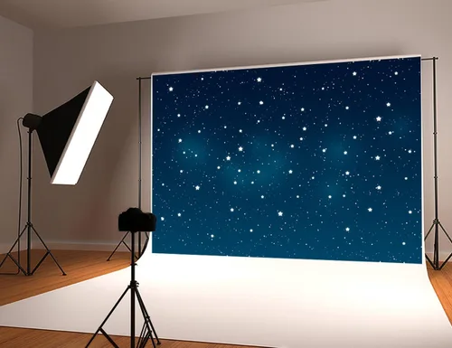 Kate Fondos de fotografía de cielo nocturno de 10 x 6.5 pies, fondo de estrellas blancas brillantes, fondo de microfibra de fantasía para estudio
