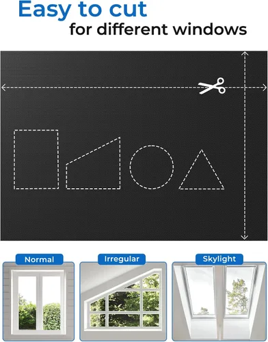 Miniatura 4 de Sumobaby Cortinas opacas para dormitorio, portátiles de 114 x 59 pulgadas, sin taladro, con cintas de mejoradas, cubierta de ventana 100% opacas