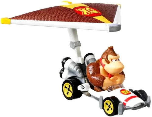 Miniatura 2 de Hot Wheels Mario Kart Glider Donkey Kong - Auto fundido a presión [B-Dasher + Super Gilder]