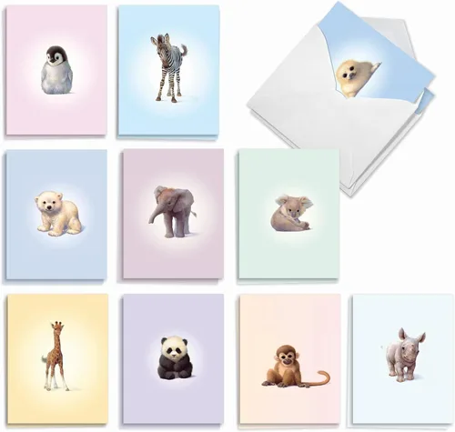 Miniatura 9 de The Best Card Company Juego de 20 tarjetas de cumpleaños surtidas de 4 x 5.12 pulgadas con sobres para hombres, mujeres y niños (diseños de 10 x 2)