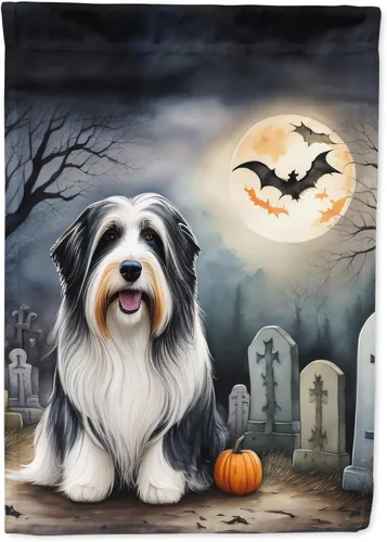 Miniatura 75 de Caroline's Treasures DAC2011GF - Bandera decorativa para jardín de Halloween con diseño de beagle para jardín, jardín, jardín, jardín, multicolor