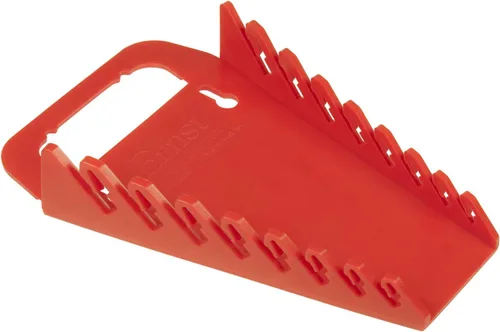 Miniatura 15 de Ernst Manufacturing 5146-Red Gripper Organizador de Llaves de Trinquete Inverso, 8 Herramientas, Rojo