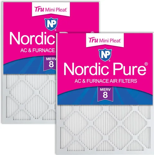 Miniatura 41 de Nordic Pure Filtros de aire para horno MERV 6 de 18 x 25 x 1 pulgadas (tamaño real: 17 1/2 x 24 1/2 x 3/4), color verde poliéster MERV 6, reduce