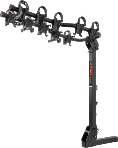 Miniatura 10 de CURT 18064 Premium - Soporte para enganche de remolque para bicicleta, se adapta al receptor de 2 pulgadas, 4 bicicletas