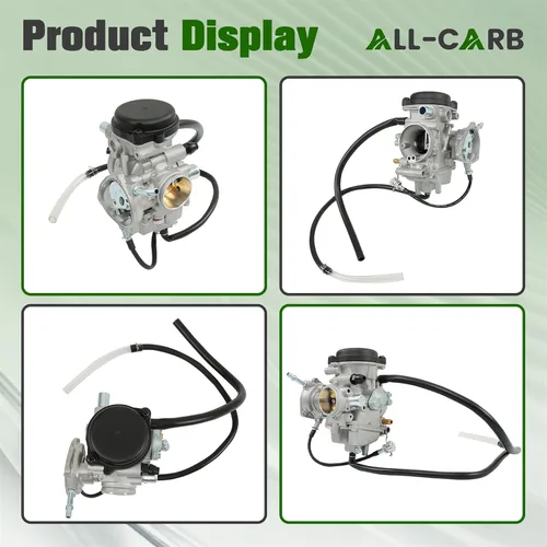Miniatura 7 de Carburador de recambio ALL-CARB para Yamaha Bruin 250 350, Big Bear 250 400, Wolverine 350 450, Kodiak 400 450, YFM350, YFM400, YFM450, reemplazo