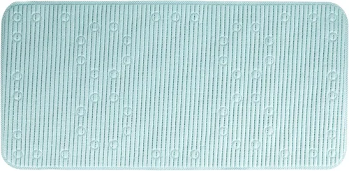 Miniatura 4 de Duck Brand Clorox - Tapete de baño para bañeras, tapete antideslizante para bañera con ventosas, 17 x 36 pulgadas, azul cielo, paquete de 2