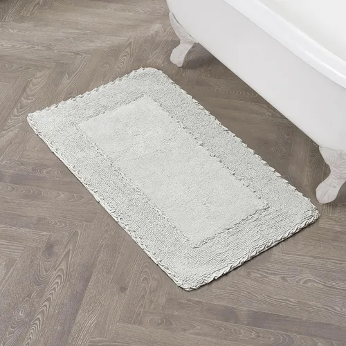 Miniatura 43 de Laura Ashley Ruffle tapete para baño de algodón de 17 x 24 pulgadas
