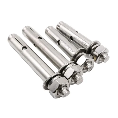 Miniatura 7 de 5 piezas de pernos de expansión de acero inoxidable 304 M6 x 1.969 in 304, tornillo de expansión hexagonal externo, anclaje de manguera, cubierta