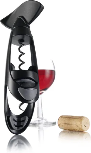 Miniatura 4 de Vacu Vin 68425606 Sacacorchos con alas de regalo, acero inoxidable