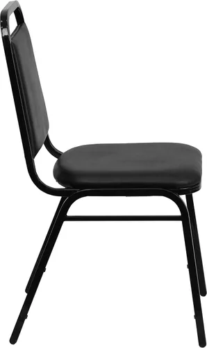 Miniatura 8 de Flash Furniture Juego de mesa de comedor laminada cuadrada de 5 piezas de 36 pulgadas, juego de comedor de restaurante con mesa, base en X y 4 Parte