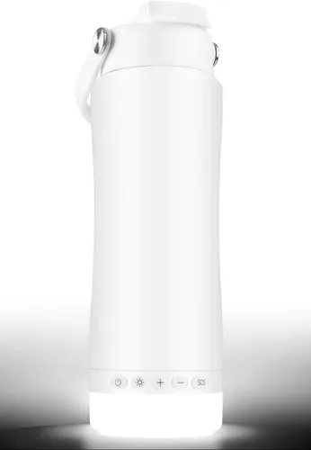 Miniatura 7 de Linterna de camping con botella de agua, luces LED modulares con 5 modos, lámpara recargable para tienda de campaña, senderismo, mochilero de Negro
