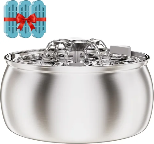 Miniatura 6 de Tomxcute Filtros de fuente de agua para gatos, paquete de 6 filtros de repuesto y 2 esponjas para fuente tomxcute de 3.2L/108 onzas y 4L/135 onzas