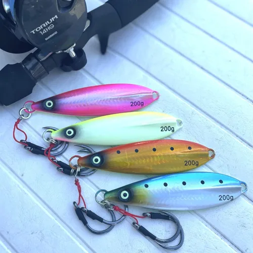 Miniatura 7 de BWH - Señuelos de pesca de paso lento y mariposas, plantillas de diamante, plantillas de pesca de agua salada, plantilla de hierro, plantillas