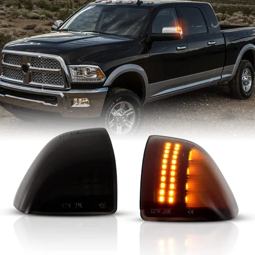 Miniatura 11 de Luces LED para placa de matrícula con clips de retención de metal para Dodge Ram 1500 2500 3500 2003-2018 lámpara de parachoques trasero 2PCS, 6000K