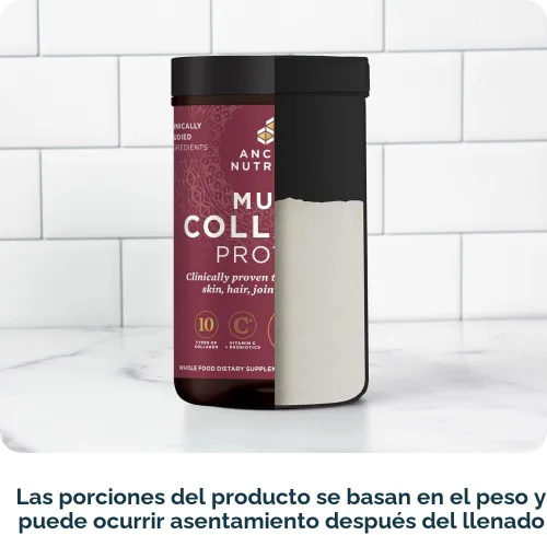 Miniatura 8 de Ancient Nutrition Péptidos de Colágeno Hidrolizado en Polvo, Paquetes de Polvo de Multi Colágeno Sin Sabor para Mujeres y Hombres con Vitamina C, 24