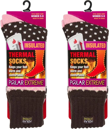 Miniatura 5 de Polar Extreme Calcetines térmicos de senderismo – acolchados, aislados, cálidos para botas, mujeres y hombres, talla única para la mayoría de 4-10