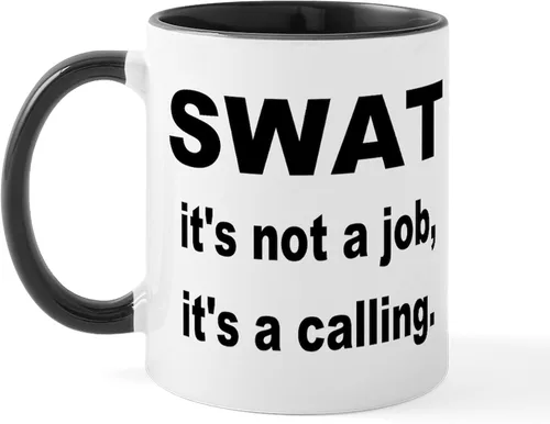 Miniatura 4 de CafePress SWAT - Taza de café de cerámica de 11 oz (11.0 fl oz)