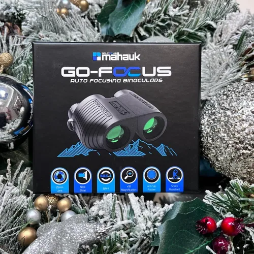 Miniatura 2 de Go-Focus - Prismáticos compactos para adultos y niños Binoculares de viaje pequeños para observación de aves y caza Prisma BAK4 de 10 x 25