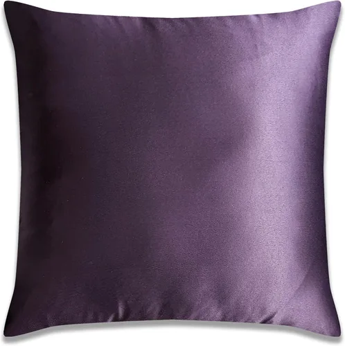 Miniatura 30 de AVKA Studio Fundas de Cojines Decorativos de Satén de Calidad Gruesa - Juego de 2 - Negro 12x12 pulgadas Fundas de Almohada Decorativas - con Forro