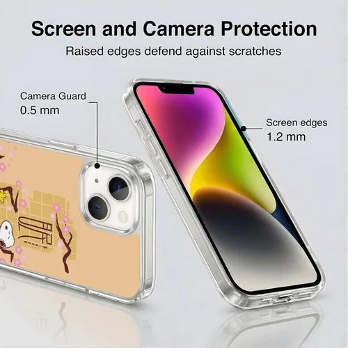 Miniatura 266 de Carcasa de gel para iPhone 7 Plus/iPhone 8 Plus, diseño de Snoopy Oriental de Peanuts, Badges
