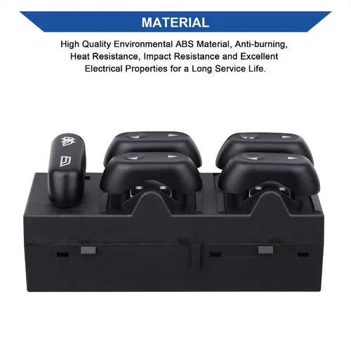 Miniatura 6 de Power Master - Interruptor de ventana compatible con Ford F150 2004-2008, Ford Expedition 2003-2006, Crown Victoria 2003-2008, Lincoln Mark LT