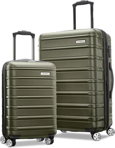 Miniatura 60 de Samsonite Omni 2 - Equipaje rígido extensible con ruedas giratorias, Plateado (Arctic Silver)