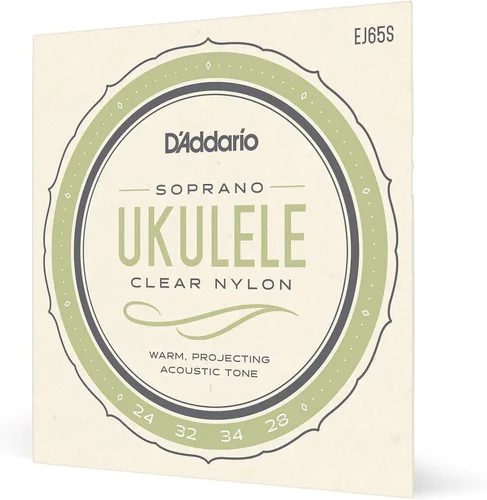 Miniatura 13 de D'Addario Cuerdas de ukelele soprano/concierto, fluorocarbono, EJ99SC, juego de 4 cuerdas, paquete de 1
