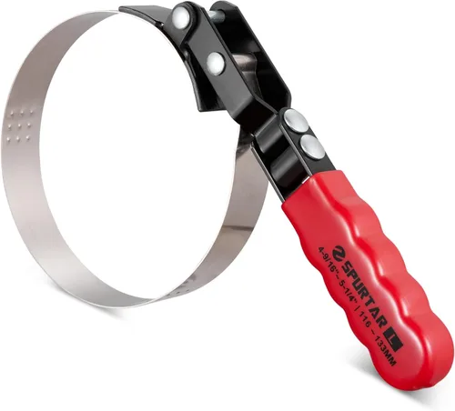 Miniatura 14 de Spurtar Juego de llaves giratorias para filtro de aceite de 5 piezas Ajustable Llave de 2-3/4" a 5-1/4" (70-133mm) Herramienta universal de 12