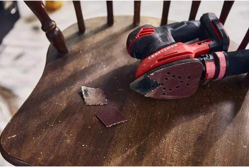 Miniatura 6 de CRAFTSMAN Lijadora de detalles inalámbrica 20V MAX, solo herramienta (CMCW221B), color rojo