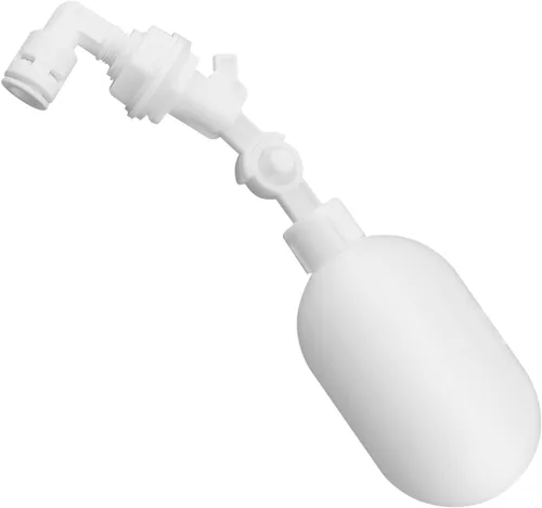 Miniatura 7 de Válvula de flotador, 2 piezas de filtro de agua de plástico ajustable de 1/4 de pulgada de control de nivel para bomba de agua, acuicultura