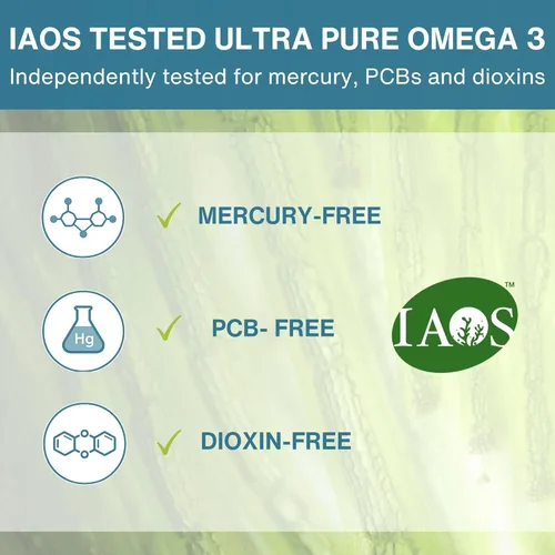 Miniatura 3 de Igennus - Aceite de algas naturales veganas omega-3, DHA y EPA, certificado puro, suplemento de ácidos grasos a base de plantas, con antioxidante