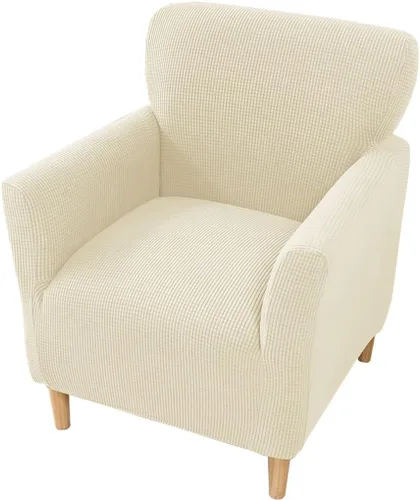 Miniatura 36 de XMAYODS Funda elástica para silla de club, fundas para silla de bañera, funda suave para sillón, protector de muebles extraíble, funda para silla