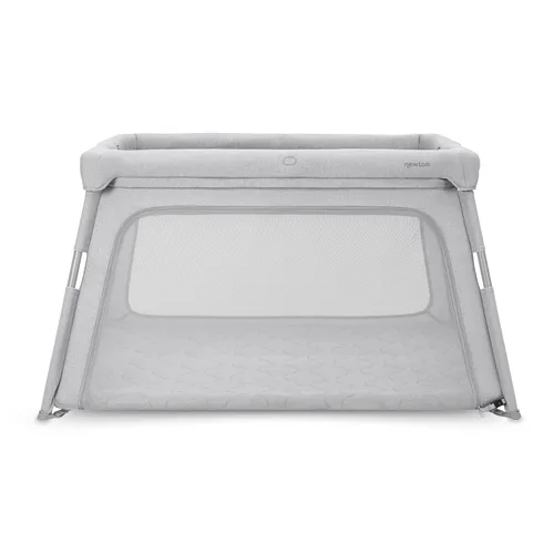 Newton Baby Cuna de viaje de lujo y patio de juegos | Colchón transpirable y lavable, corralito plegable para niños pequeños, bolsa de viaje, gris