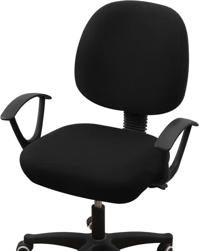 Miniatura 25 de Smiry - Fundas para silla de oficina y computadora con diseño impreso, ajuste elástico, universal, para escritorio, fundas para silla giratoria