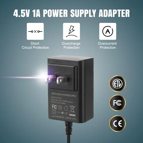 Miniatura 2 de Adaptador de fuente de alimentación AC Lenink para 3 pilas AA, adaptador de reemplazo de pila AA para luz LED, decoraciones (negro)