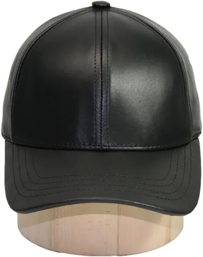 Miniatura 3 de Gorra de béisbol ajustable de piel de vaca genuina fabricada en Estados Unidos