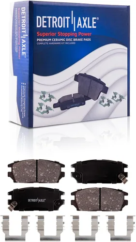 Miniatura 38 de Detroit Axle - Kit de freno delantero para Ford 2000-2005 Excursion 1999-2004 F-250 F-350 Super Duty Pinza de freno de disco con soporte Pastillas