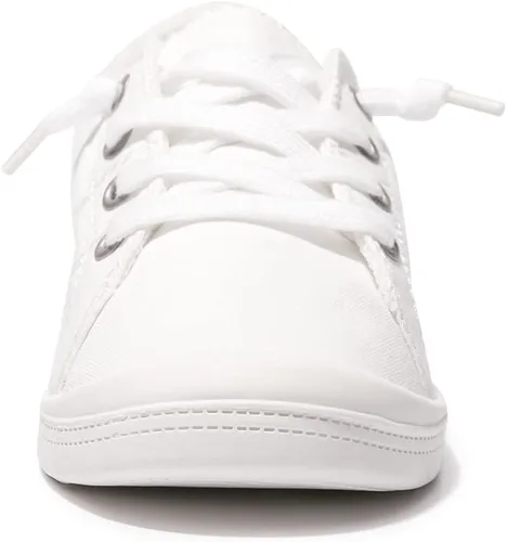 Miniatura 4 de Tenis de lona para mujer, sin cordones, caña baja, informales, clásicos, cómodos, planos, a la moda