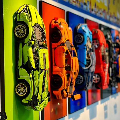Miniatura 3 de iLuane Tablero de pantalla para LEGO Technic Porsche 911 GT3 RS 42056, kit de construcción, coleccionables para adultos, decoración del hogar u